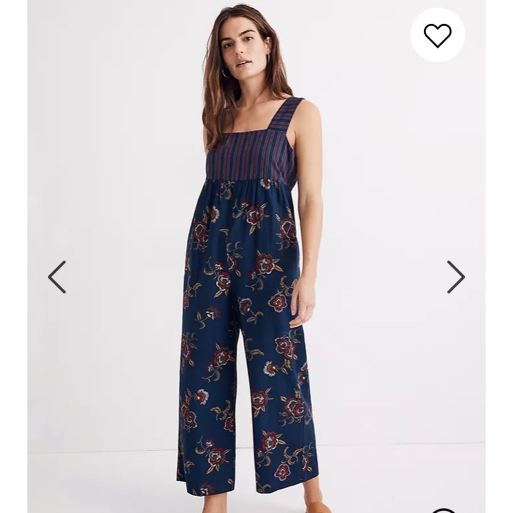 Madewell x Warm Print Mix Jumpsuit
